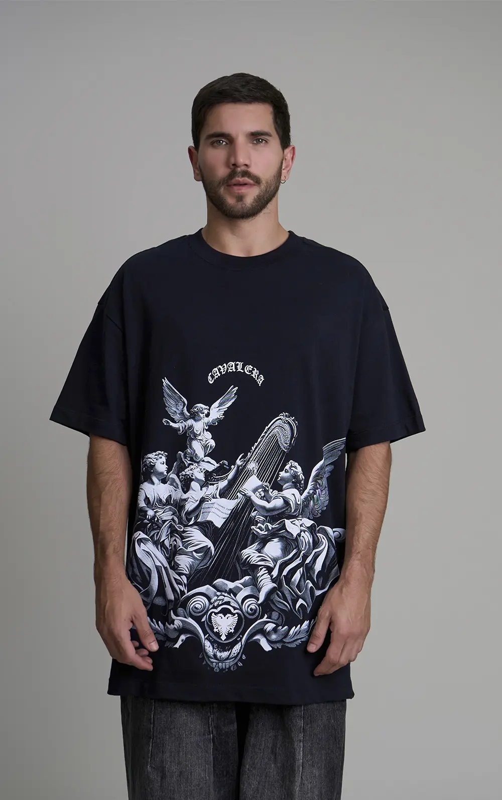 T-SHIRT CAVALERA OVERSIZED ANGELS&VIOLIN