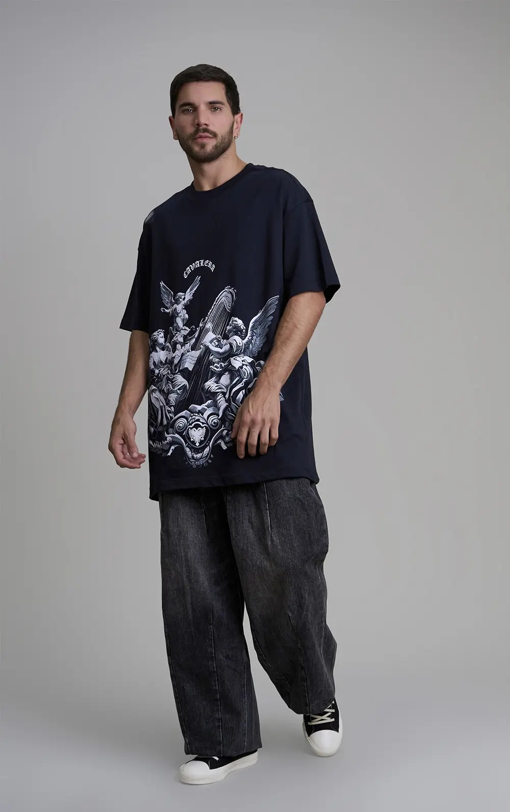 T-SHIRT CAVALERA OVERSIZED ANGELS&VIOLIN