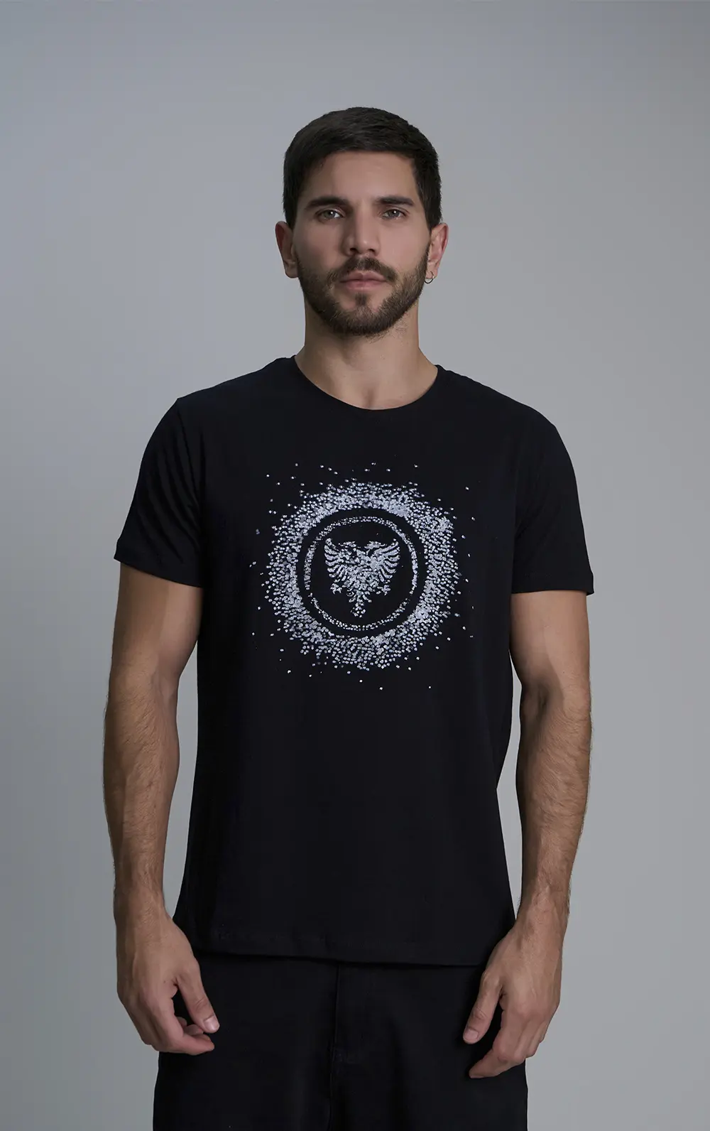 T-SHIRT CAVALERA SLIM LAYERED STITCHES