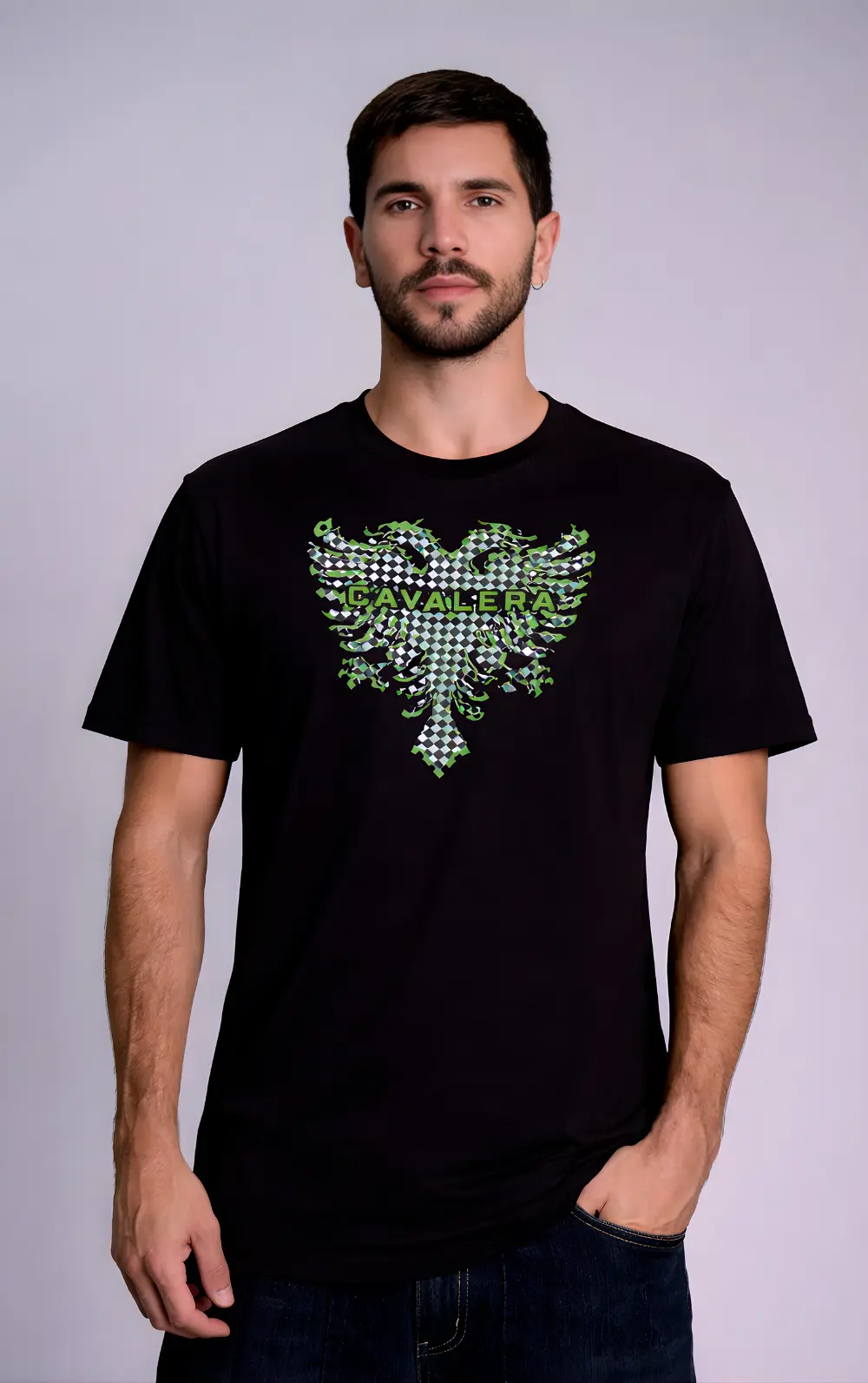T-SHIRT CAVALERA COMFORT CHECKERED EAGLE