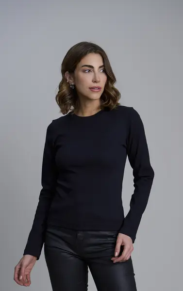 BLUSA CAVALERA MANGA LONGA CANELADA