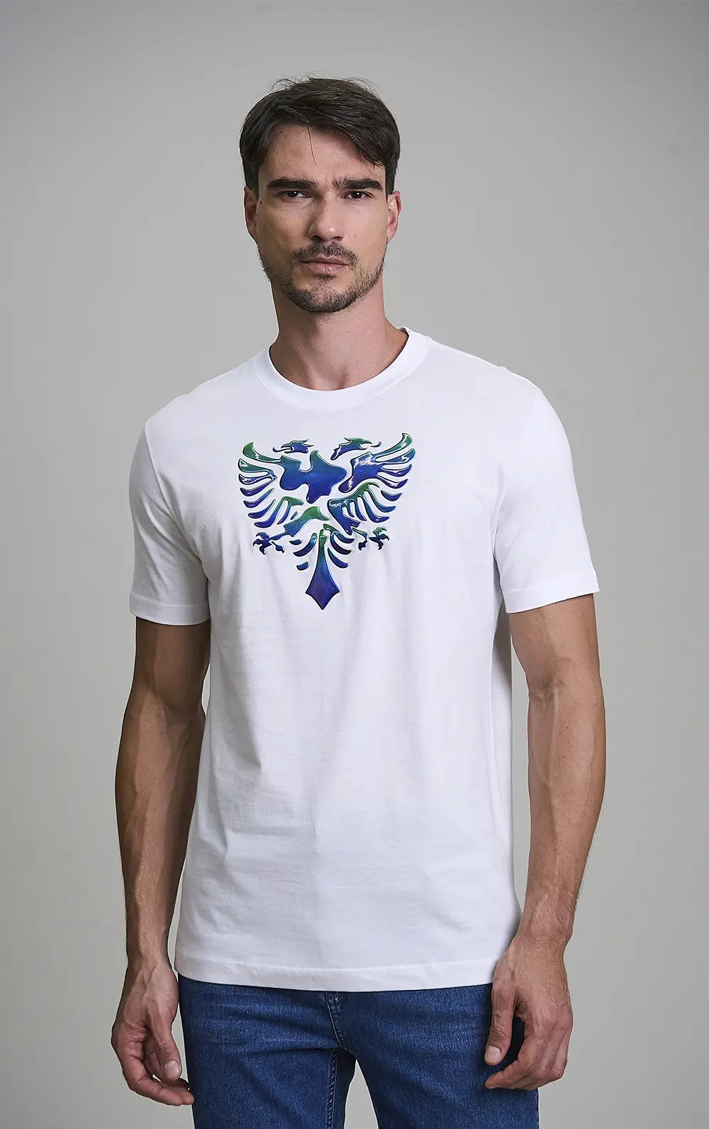 T-SHIRT CAVALERA INDIE BLUE OIL