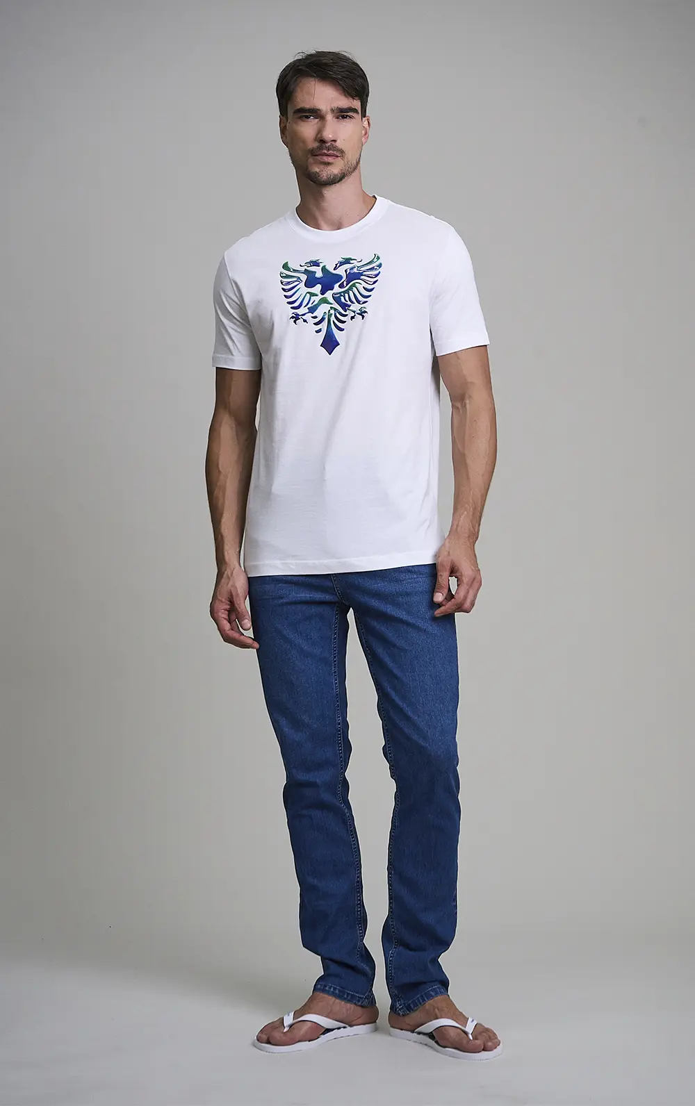 T-SHIRT CAVALERA INDIE BLUE OIL