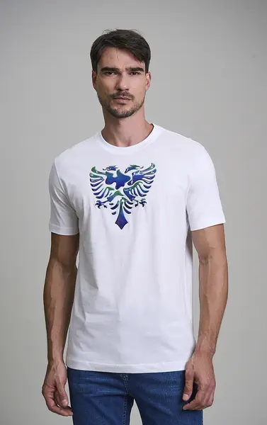 T-SHIRT CAVALERA INDIE BLUE OIL