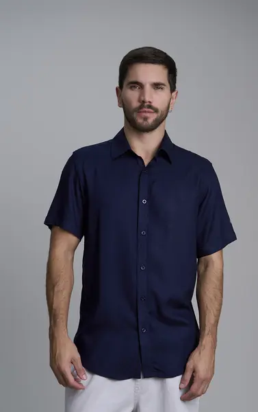 CAMISA CAVALERA M/C VISCOSE