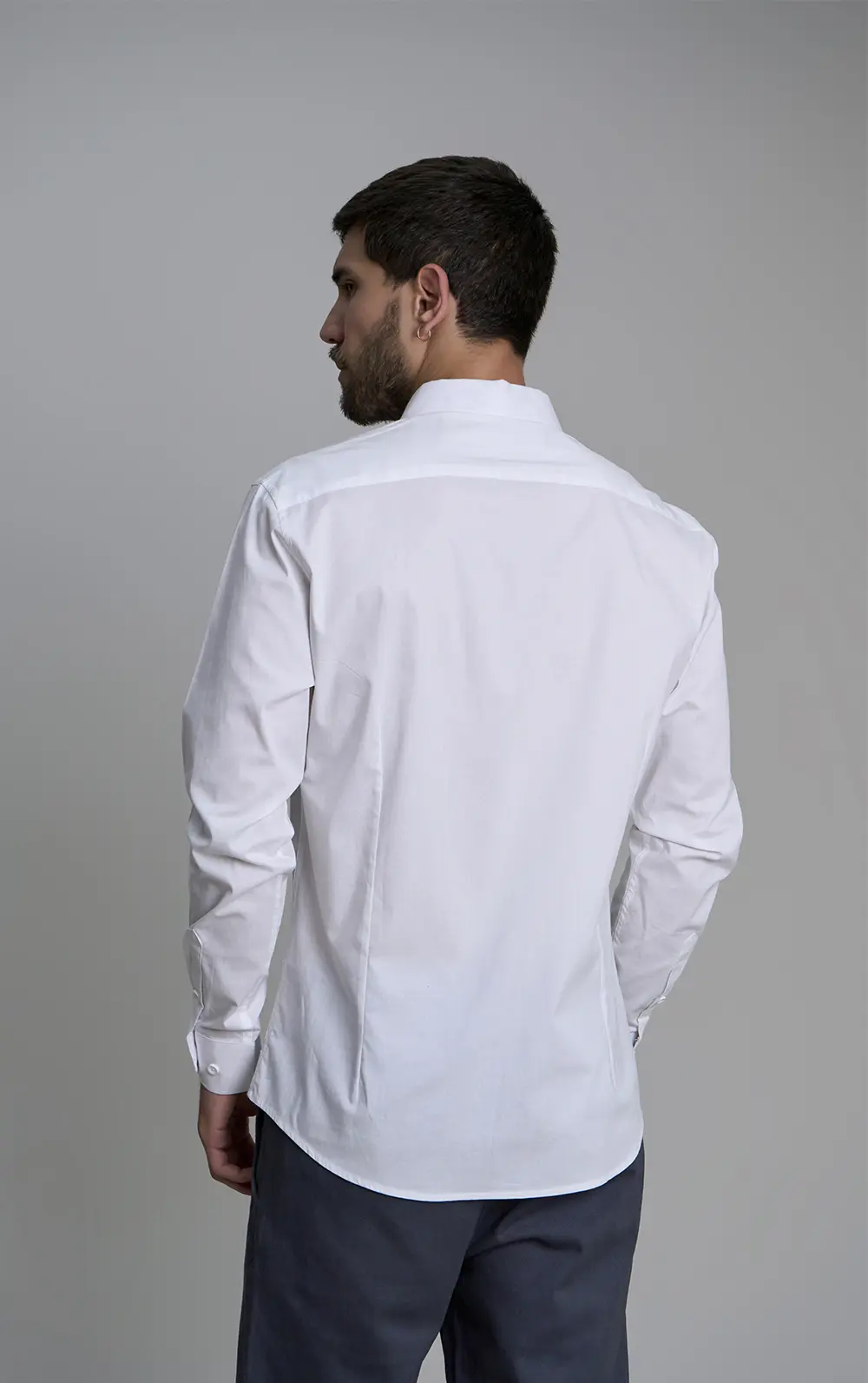 CAMISA CAVALERA M/L COM ELASTANO