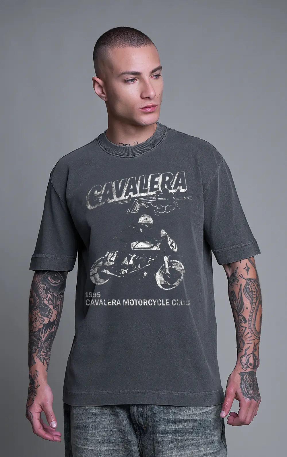 T-SHIRT CAVALERA TUBULAR MOTOR