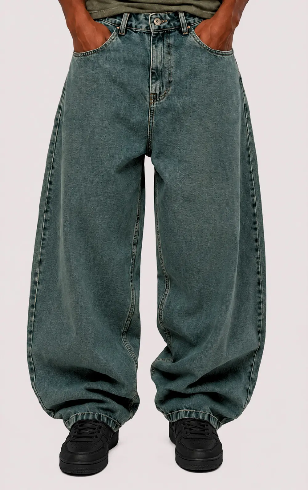 CALCA MASCULINA BAGGY BALLOON AZUL