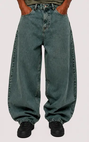 CALCA MASCULINA BAGGY BALLOON AZUL