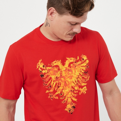 on fire shirt