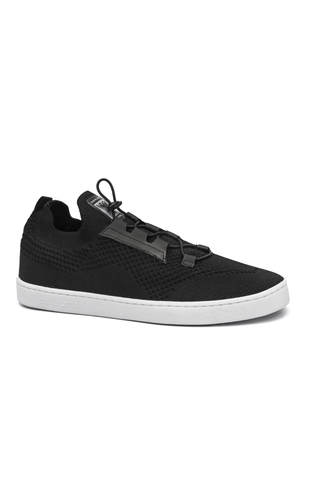 Tênis Casual Cavalera Cano Alto Monocromo 59090002 Preto.