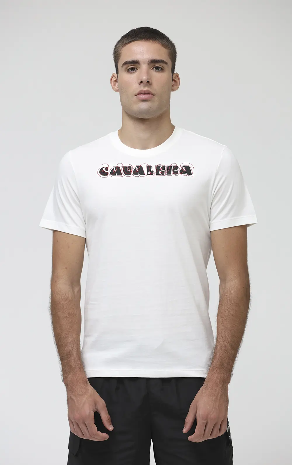 T-SHIRT CAVALERA INDIE LOGO RANDOM LINE
