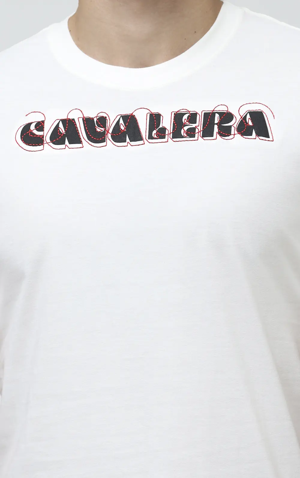 T-SHIRT CAVALERA INDIE LOGO RANDOM LINE