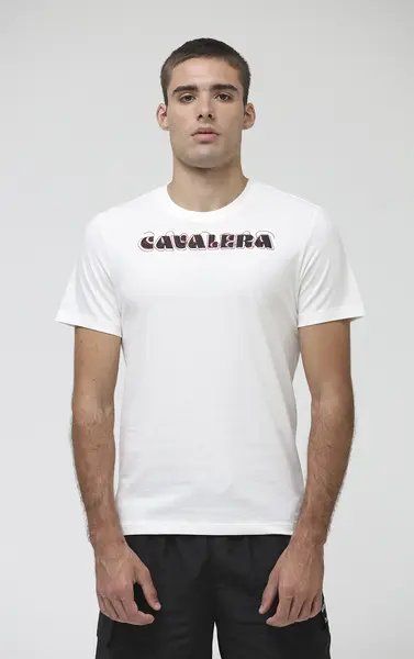 T-SHIRT CAVALERA INDIE LOGO RANDOM LINE